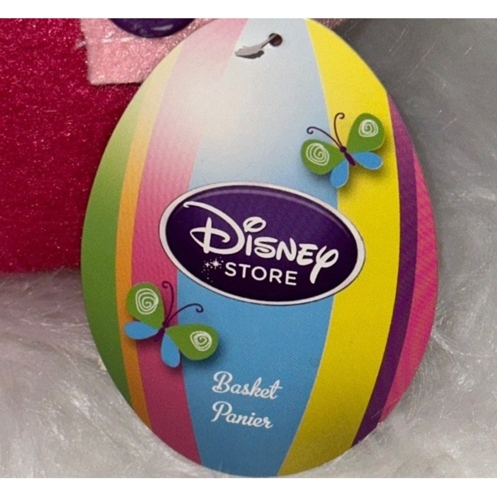 Disney Store Miss Bunny Felt Easter Basket Pink Bambi Rabbit Tote Bag NWT - Picture 11 of 14